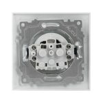 Розетка 1 б/з с/ш белая 10A Валенсия EKF (10/120)