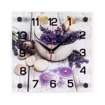 Часы настенные РУБИН ЦВЕТЫ ЛАВАНДЫ (1/10)
