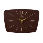 Часы настенные РУБИН РЕТРО корпус  коричневый+золото без подвеса (1/10)
