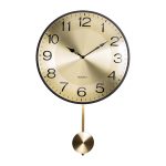 Часы настенные интерьерные из МДФ РУБИН КЛАССИКА с маятником d-28см (1/10)