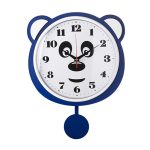 Часы настенные из дерева РУБИН МИШКА с маятником, 41*30см, синий (1/5)