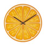 Часы настенные РУБИН АПЕЛЬСИН d-30см, с открытой стрелкой (1/10)