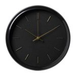 Часы настенные РУБИН КЛАССИКА круг d-30см, корпус черный (1/10)
