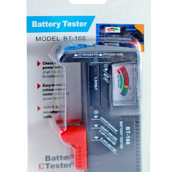 Тестер для проверки батареек BT-168 (1/100)