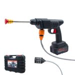 Мойка высокого давления аккумуляторная 140Вт 2-АКБ, с набором аксессуаров в кейсе H-567 (1/10)