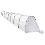 Парник садовый раскладной 8*2,5, 9 дуг, труба ПВХ d-16 п/п толщина 42мик