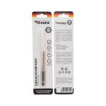 Сверло по металлу 3мм P6M5, титан, шестигранный хвостовик DIN338 KRANZ блистер (1)