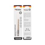 Сверло по металлу 4мм P6M5, титан, шестигранный хвостовик DIN338 KRANZ блистер (1)