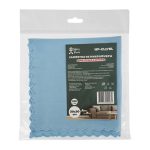 Салфетка для стекла HP-CL27BL микрофибра, 30*30см, 220г/м2,  голубая