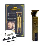 Машинка для стрижки волос (триммер) YEM-T69 аккум+шнур TYPE-C 3 насадки 1, 2, 3мм