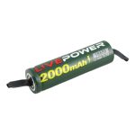 Аккумулятор 18650 3,7V 1200mAh LTE-53 зеленые, 33,35 гр, с лепестковыми выводами