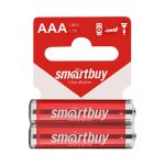 Батарейка мизинчиковая алкалиновая LR 3 1.5 V 2SB с подвесом Smartbuy (2/60/600)