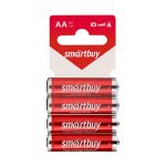 Батарейка пальчиковая алкалиновая LR 6 1.5 V 4SB с подвесом Smartbuy (4/60/720)