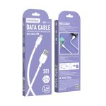 Кабель для зарядки и передачи данных S01 Type C белый, 2.4 А, 1 м, Smartbuy (iK-3112-S01w)