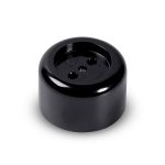 Розетка бакелитовая, 1 гнездо 10А/2,2кВт без заземления (SBE-10-1-00-BN)