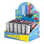 Фонарь ручной светодиодный алюминиевый 9 LED 3хААА Smartbuy (SBF-103-B) (24/240)