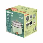 Пароварка эл. SAKURA SA-7220GR 8 в1 1000Вт, 2ч, зеленая