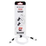 Кабель TYPE-C-LIGHTNING 1м 27Вт DS-79A силиконовый белый, в коробке