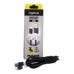 Кабель TYPE-C 2м 3A X-82A-TC силиконовый черный