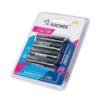 Аккумулятор R  6  1.2 V Li-ion 2600mAh КОСМОС 4шт в блистере (4/24)