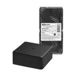 Коробка распаячная КР 100х100х44 ОП черная IP40 TDM