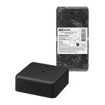 Коробка распаячная КР 75х75х28 ОП черная IP40 TDM