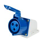 Розетка стационарная 123  2Р+РЕ  32А 220В IP44 REXANT