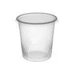 Контейнер одноразовый 500мл с крышкой 101*102 КРУГЛЫЙ (У-Ю (1/50))