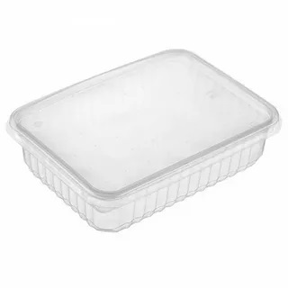 Контейнер одноразовый 500мл с крышкой 186*132*33мм (100)