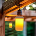 Лампа LED декоративная цилиндр 6Вт E27 матовая, эффект пламени L60 ТМ Uniel