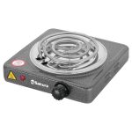 Плитка электрическая SAKURA ПЭ-02 1 конфорка, 1000Вт, 140мм, спираль, графит