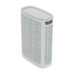 Плетёная корзина для белья «Лён» 45л (430×200×600мм) (сборная) (серый)