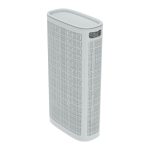 Плетёная корзина для белья «Лён» 60л (430×200×800мм) (сборная) (серый)