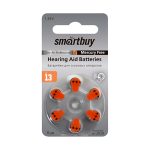 Батарейка для слуховых аппаратов Smartbuy A13-6B (6/60/3000)