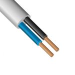 Провод ПВС 2*1,5 Белый ТУ (100)