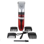 Машинка для стрижки домашних животных CP-702 аккум 18650+шнур для зарядки+4 насадки 1-4мм