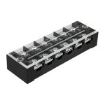 Блок зажимов клеммный БЗН ТВ-4506 4мм2 45A 6 пар REXANT