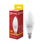 Лампа LED свеча 14Вт Е-14 3000К 230V 1330Лм СВЕЧА-VC IN HOME  (10/100)