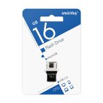 Флеш-драйв 16GB USB 2.0 OTG POKO series Black Smartbuy