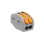 Строительно-монтажная клемма СМК 222-412 серая (100шт/уп) DYNEL DY-03-01-001