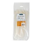 Стяжка нейлон (хомут) 4,8*200мм (белый) (100шт/уп) DYNEL DY-03-02-005