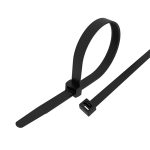 Стяжка нейлон (хомут) 3,6х150мм (черный) (100шт/уп) PROconnect (10)