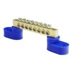 Шина N ноль 6*9мм 8/2 8групп/на двух угловых изоляторах DYNEL DY-02-02-125