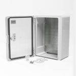 Корпус пластиковый прозрачная дверь ЩМПп 280*210*130мм УХЛ1 IP65 белый DYNEL DY-02-01-004