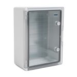 Корпус пластиковый прозрачная дверь ЩМПп 400*300*165мм УХЛ1 IP65 белый DYNEL DY-02-01-006