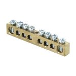 Шина PEN земля-ноль 6*9мм 8/1 8групп/крепеж по центру DYNEL DY-02-02-003