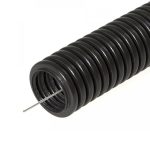 Гофра с зондом 25 ПНД безгалогенная черная DYNEL DY-04-01-303 (50)