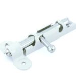 Задвижка накладная (шпингалет) ЗТ1 пол белая (150)