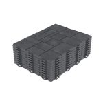 Плитка модульная Брус (садовая) (400×300×15мм) (9шт, 1м2) (графит)