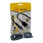 Кабель microUSB SAMSUNG 1,2м MR-80-V8 3A нейлон серебро